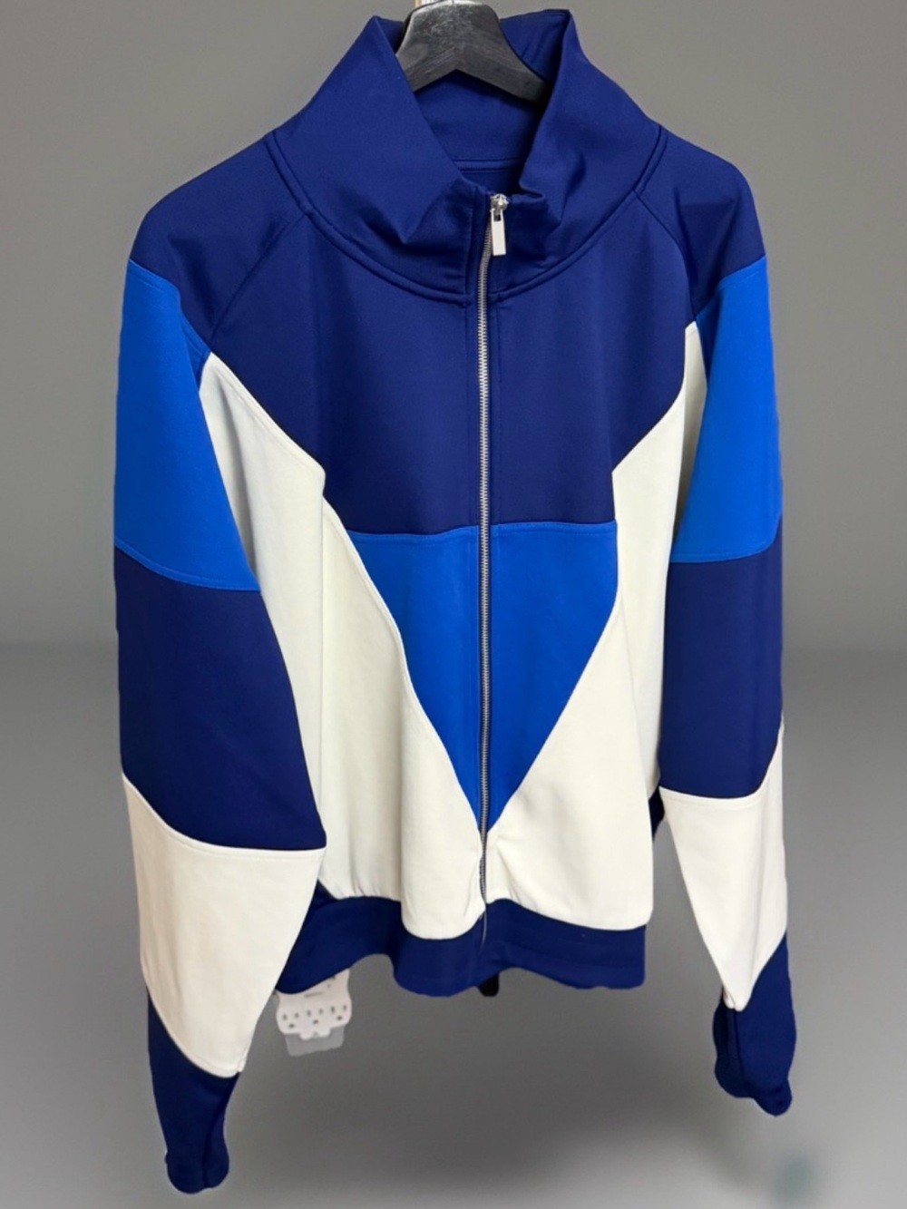 Zara Royal Blue Zip Jacket with White Trim